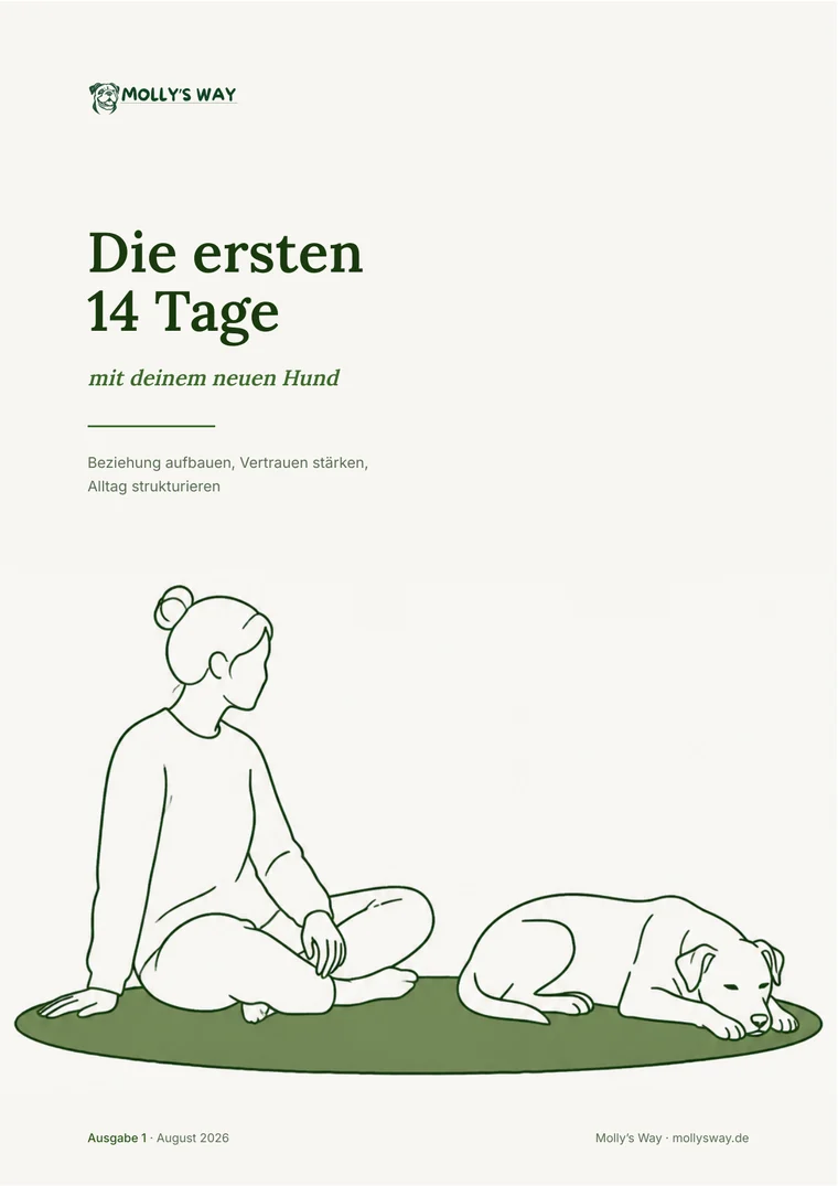 Cover des E-Books „Die ersten 14 Tage mit deinem neuen Hund